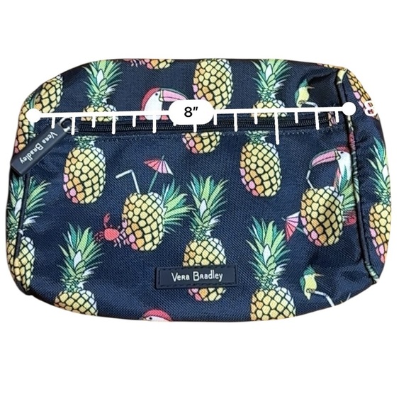 VERA BRADLEY Lighten Up Belt Bag Toucan Party Pineapples Navy Fanny Pack - NWT - Picture 10 of 10